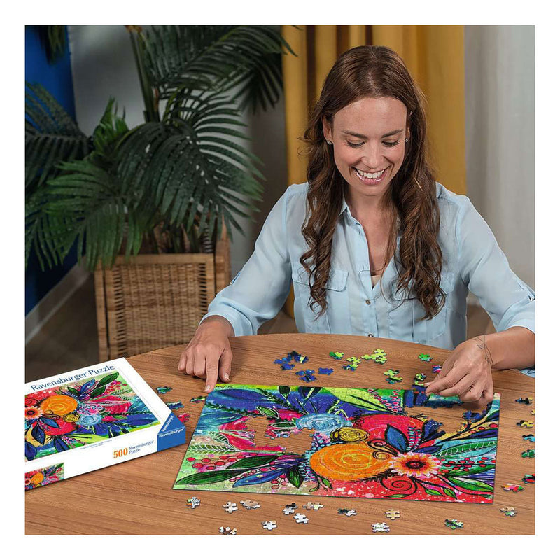 Afbeelding laden in galerijviewer, Ravensburger – kleurenexplosie – legpuzzel – 500 stukjes