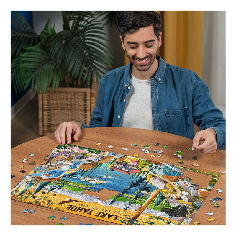 Afbeelding laden in galerijviewer, Ravensburger – sacred lake tahoe – legpuzzel – 1000 stukjes