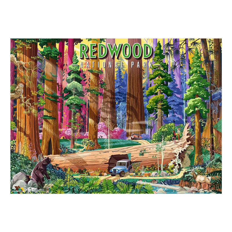 Afbeelding laden in galerijviewer, Ravensburger – redwood national park – legpuzzel – 500 stukjes