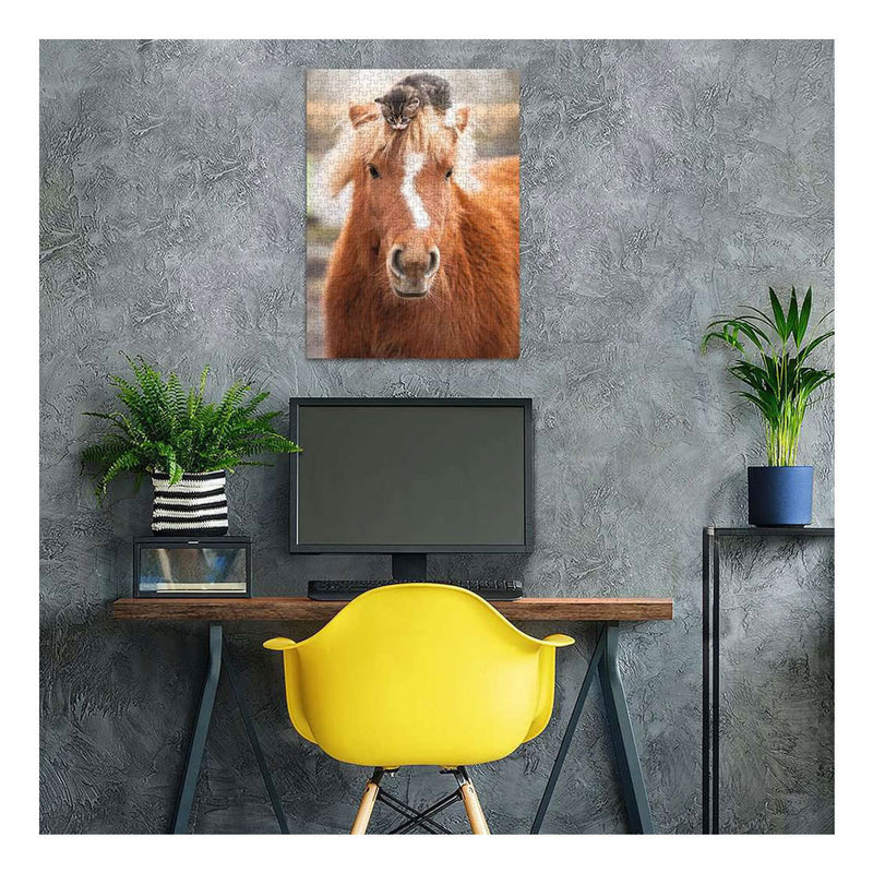 Afbeelding laden in galerijviewer, Ravensburger – pony and cat – legpuzzel – 500 stukjes