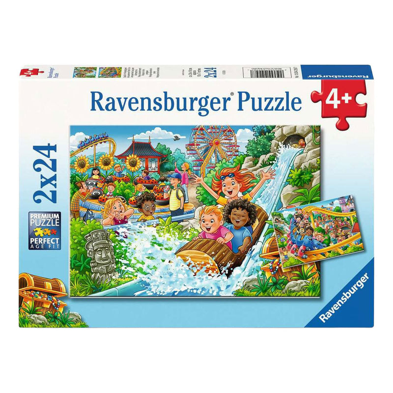Load image into Gallery viewer, Ravensburger legpuzzel amusement park - 2x24st.