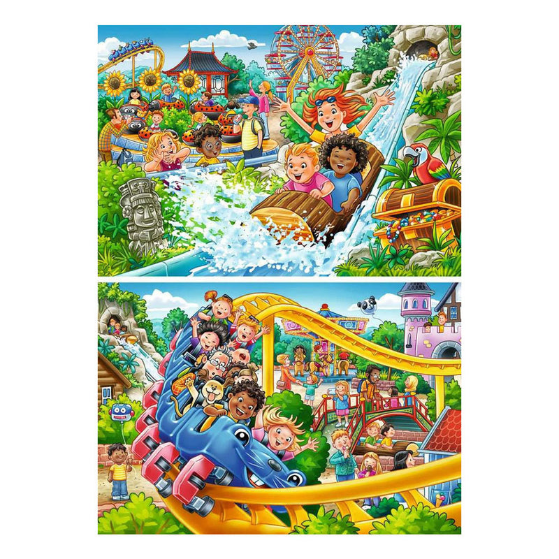 Load image into Gallery viewer, Ravensburger legpuzzel amusement park - 2x24st.