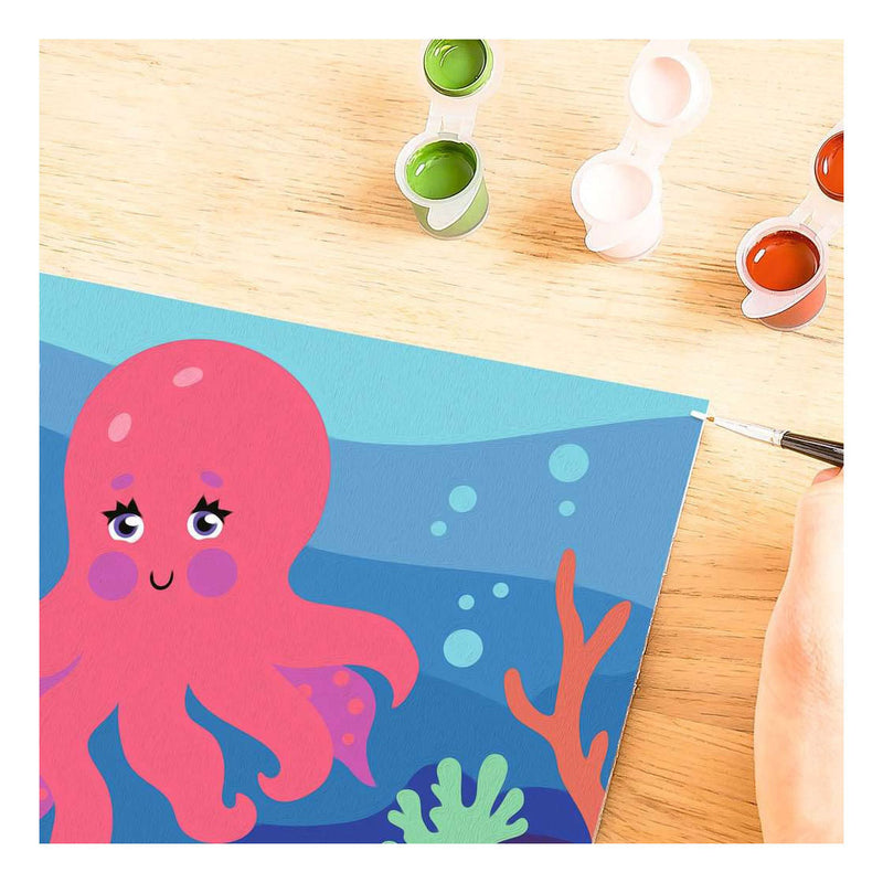 Load image into Gallery viewer, Ravensburger creart schilderen op nummer - octopus (neon)