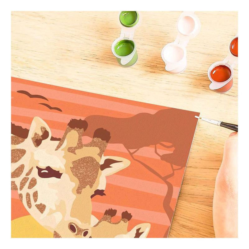 Load image into Gallery viewer, Ravensburger creart schilderen op nummer - giraffen