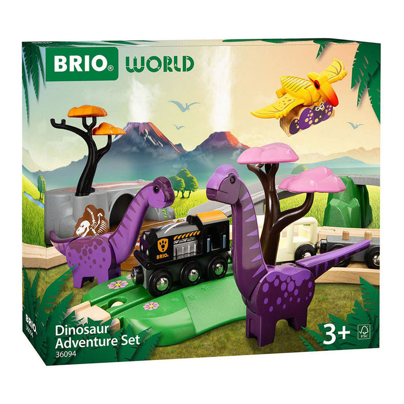 Chargez l'image dans la visionneuse de la galerie, Brio treinbaan avonturenset - dinosaurus - 21-delig