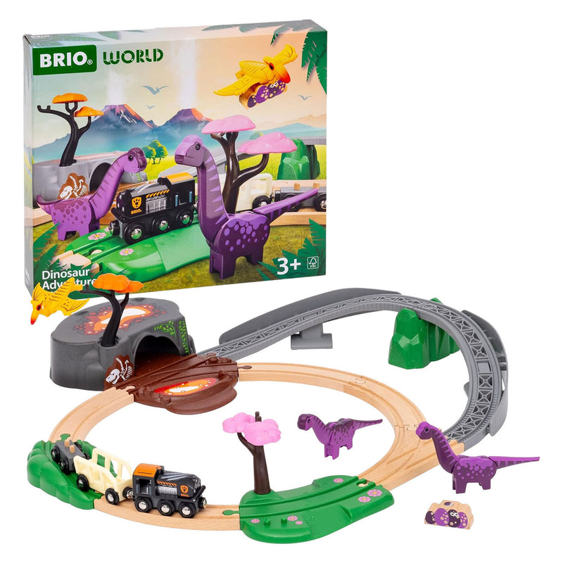 ギャラリービューアに画像をロードする, Ravensburger brio treinset dino avonturen set - 21dlg.