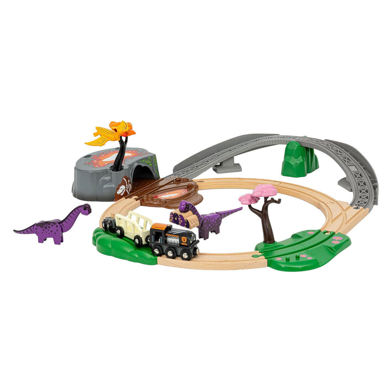 Chargez l'image dans la visionneuse de la galerie, Brio treinbaan avonturenset - dinosaurus - 21-delig