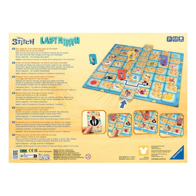 Afbeelding laden in galerijviewer, Ravensburger - bordspel - labyrinth - stitch (6019435)
