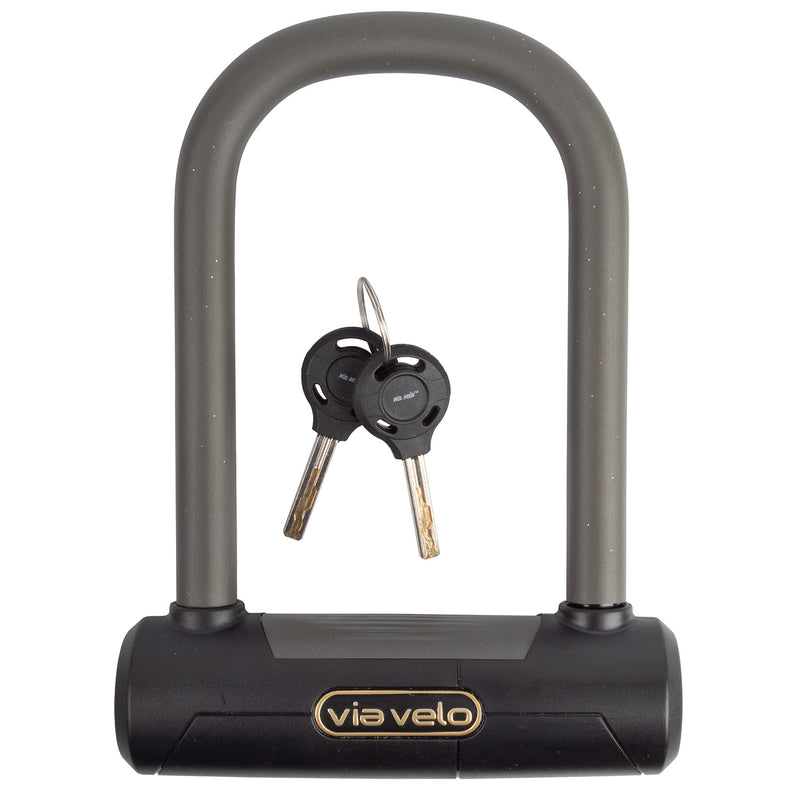 Afbeelding laden in galerijviewer, Via velo heavy-duty mini shackle lock