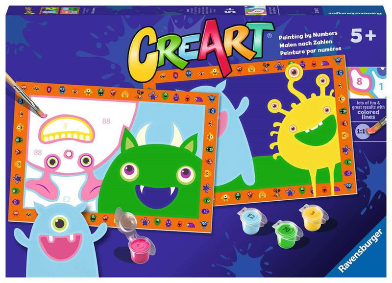Load image into Gallery viewer, Ravensburger creart silly monsters
