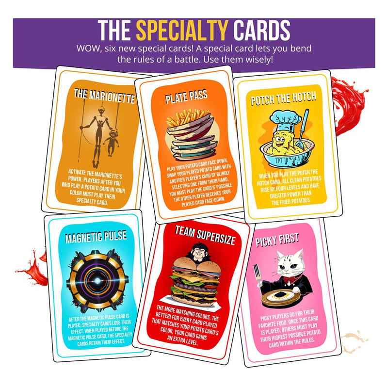 Afbeelding laden in galerijviewer, Fried potatoes card game deep fried edition (engelstalig)
