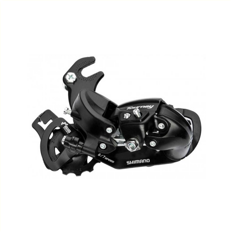 Afbeelding laden in galerijviewer, Tourney TY300 achterderailleur 6 7-speed met haak zwart