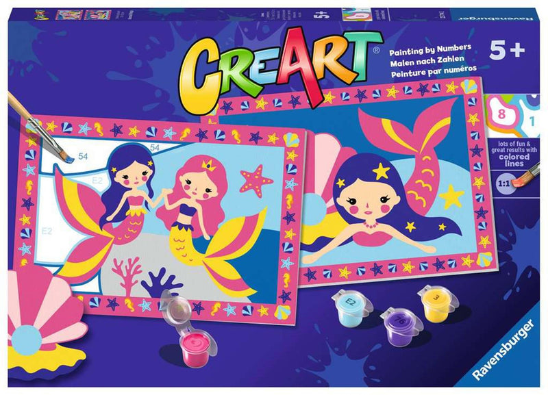 Load image into Gallery viewer, Ravensburger creart schilderen op nummer - zeemeermin magie
