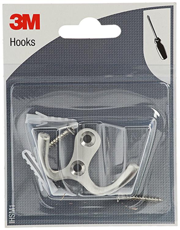 Afbeelding laden in galerijviewer, 3m 1052422 - metalen haak w | 1 stuks