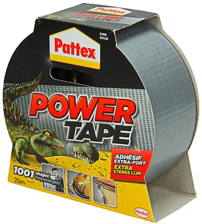 Afbeelding laden in galerijviewer, Pattex 1001840 - power tape 25m grijs bl | 6 stuks