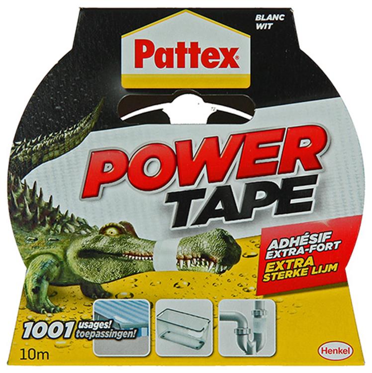Afbeelding laden in galerijviewer, Pattex power tape 10 m wit | power ducktape voor universeel gebruik | waterdichte extreem sterk | premium grip ducktape.