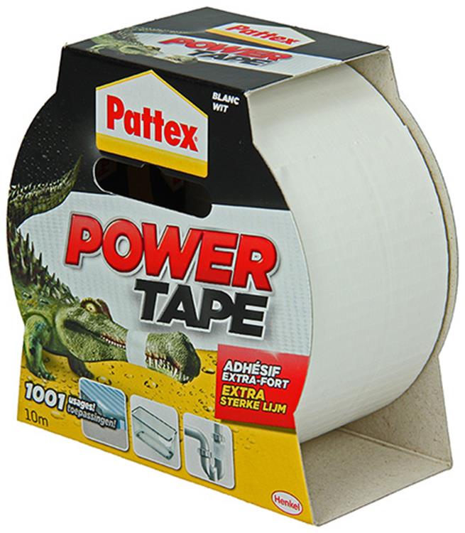 Afbeelding laden in galerijviewer, Pattex power tape 10 m wit | power ducktape voor universeel gebruik | waterdichte extreem sterk | premium grip ducktape.