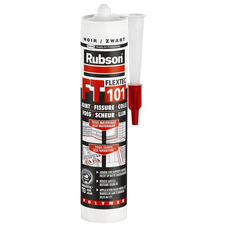 Afbeelding laden in galerijviewer, Rubson 1006957 - ft101 polymer zwart | 6 stuks