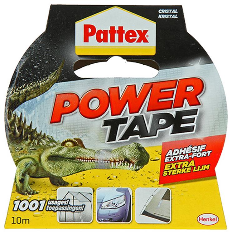 Afbeelding laden in galerijviewer, Pattex power tape 10 m transparant | ducttape waterdicht | extreem sterk premium grip.