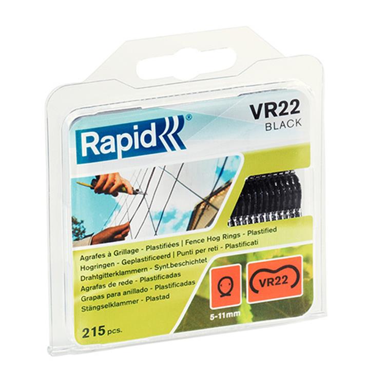 Afbeelding laden in galerijviewer, Rapid vr22 hek ringkrammen zwart - 40108804