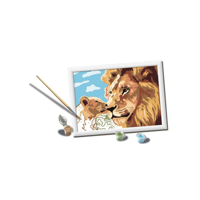 Load image into Gallery viewer, Ravensburger creart lion and baby