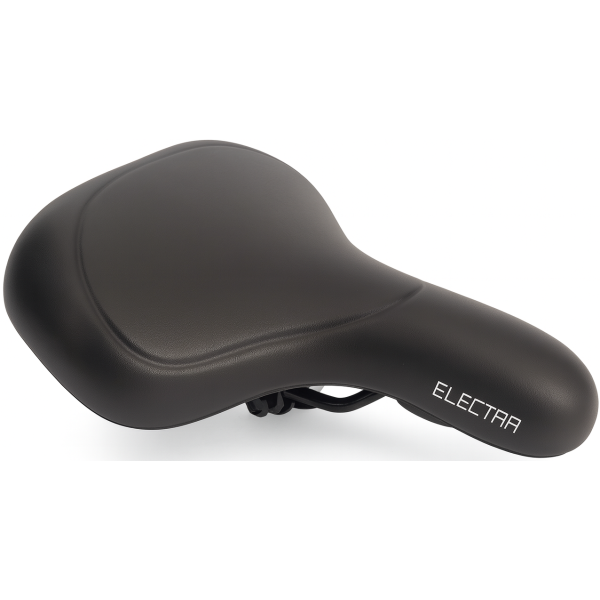 Load image into Gallery viewer, Edge fietszadel e-bike electra met handgreep en opbergruimte voor de apple air tag - zwart
