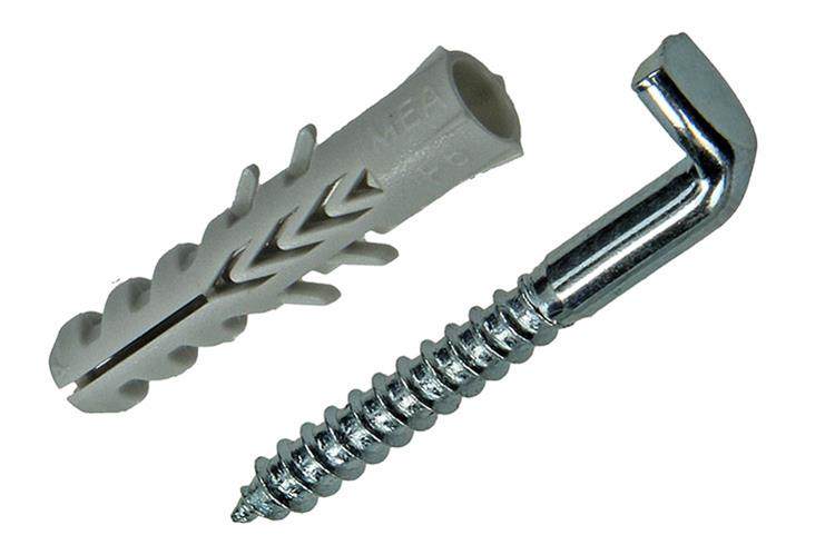 Afbeelding laden in galerijviewer, Celo 1015382 - 5 nylon pluggen f 6 mm + schroefduimen 502620 | 5 stuks