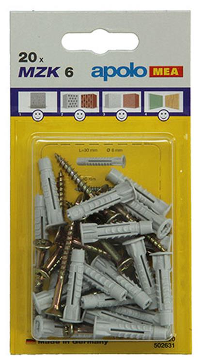 Afbeelding laden in galerijviewer, Celo 1015437 - 20 universeelpluggen mzk + sps 502631 6mm | 5 stuks