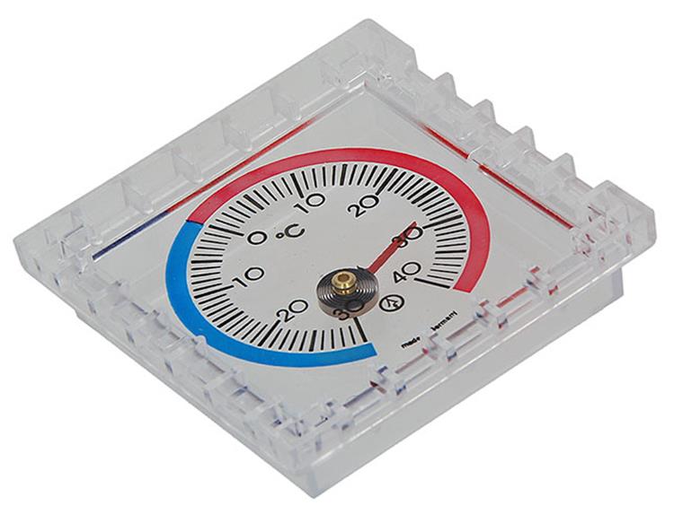 Afbeelding laden in galerijviewer, 1004983 - vensterthermometer 7x7cm | 2 stuks