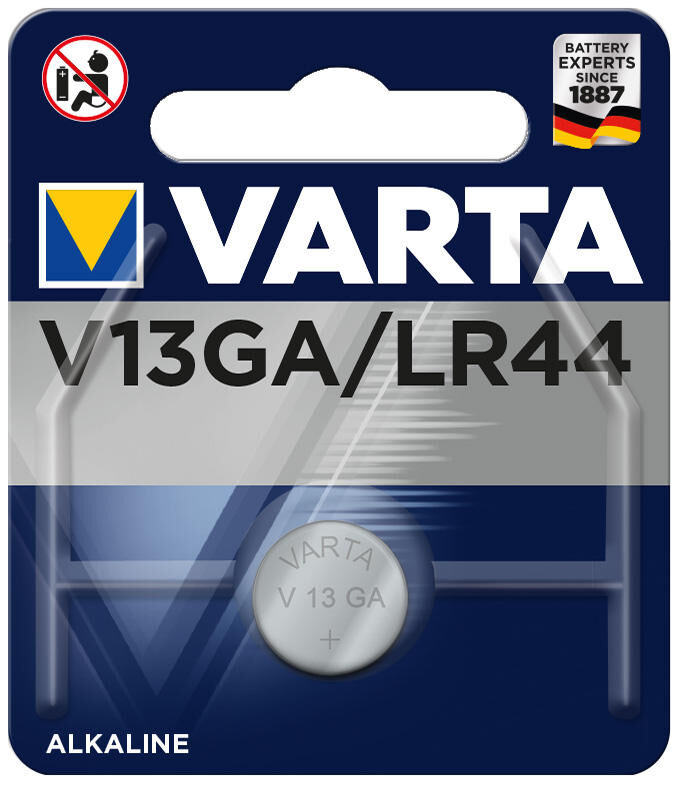 Load image into Gallery viewer, Varta minicell lr44 alkaline v13ga (u)