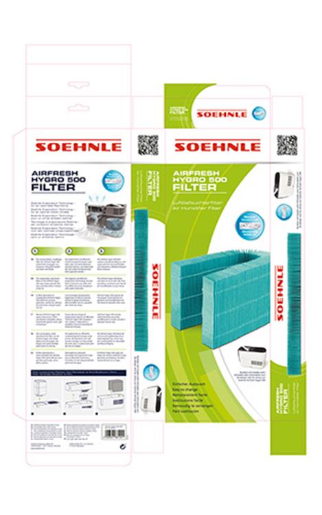 Afbeelding laden in galerijviewer, Soehnle 1059681 - filter hygro 500 | 4 stuks