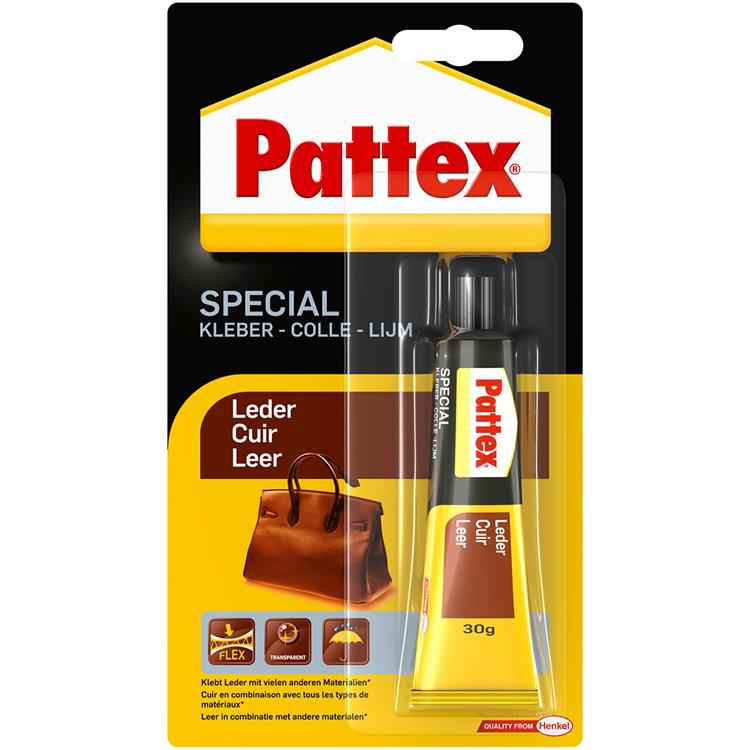 ギャラリービューアに画像をロードする, Pattex special leerlijm 30g | leerlijm voor fexibel hechtende ondergronden | transparante lijm voor leer tassen, schoenen en diverse reparaties | reparatie leerlijm voor stijlvol gebruik.