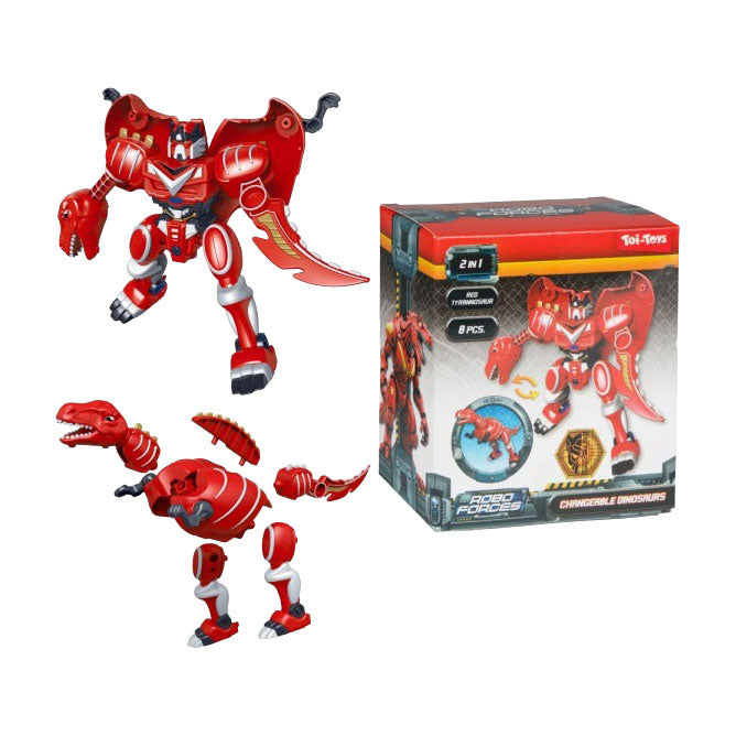 Laden Sie das Bild in Galerie -Viewer, Toi-toys roboforces montage robot dino