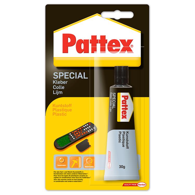 Afbeelding laden in galerijviewer, Pattex special plastic | veelzijdig voor diverse materialen | professionele resultaten, vlekkeloze afwerking | betrouwbare speciaallijm voor meesterlijke projecten.