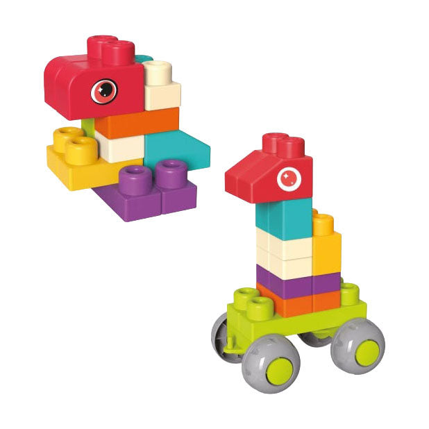 Afbeelding laden in galerijviewer, Toi-toys little stars soft bouwstenen in opbergbox - 48st.