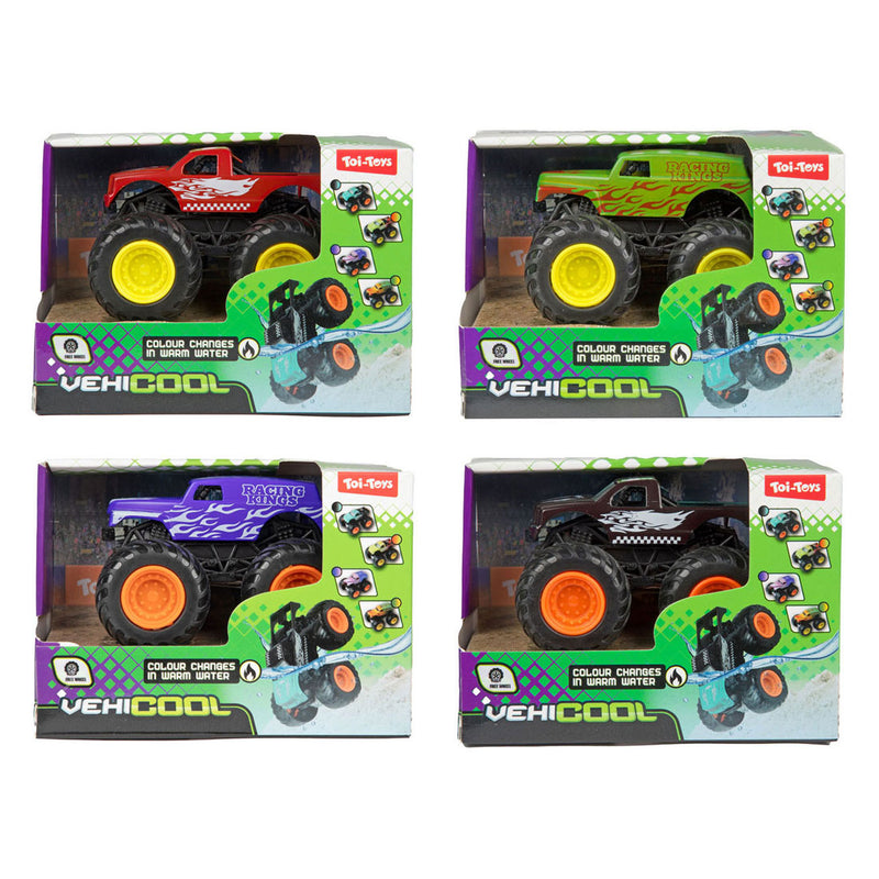 Laden Sie das Bild in Galerie -Viewer, Vehicool kleurveranderende monster truck - 8,5cm