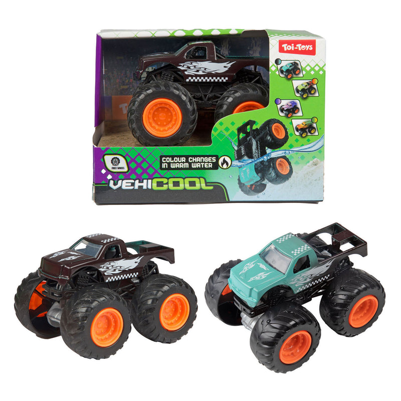 Laden Sie das Bild in Galerie -Viewer, Vehicool kleurveranderende monster truck - 8,5cm