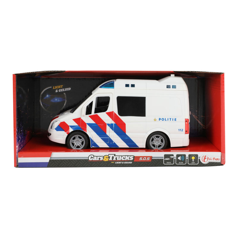 Chargez l'image dans la visionneuse de la galerie, Toi-toys politiebus met licht en geluid