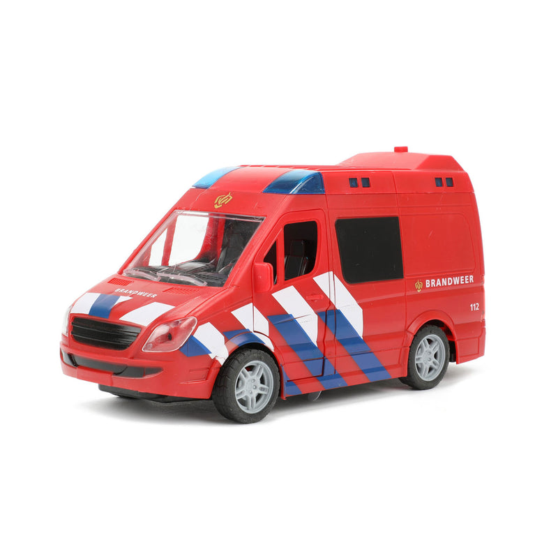 Afbeelding laden in galerijviewer, Toi-toys brandweerwagen met licht en geluid