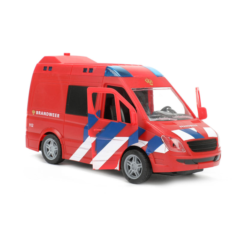 Afbeelding laden in galerijviewer, Toi-toys brandweerwagen met licht en geluid
