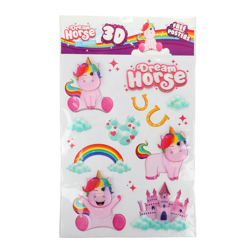 Load image into Gallery viewer, Toi-toys muurdeco stickers eenhoorn