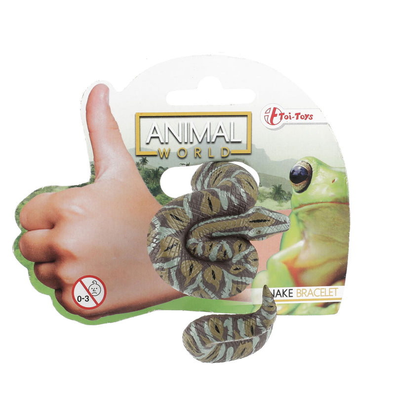 Afbeelding laden in galerijviewer, Toi-toys toi toys animal world levensechte slang armband