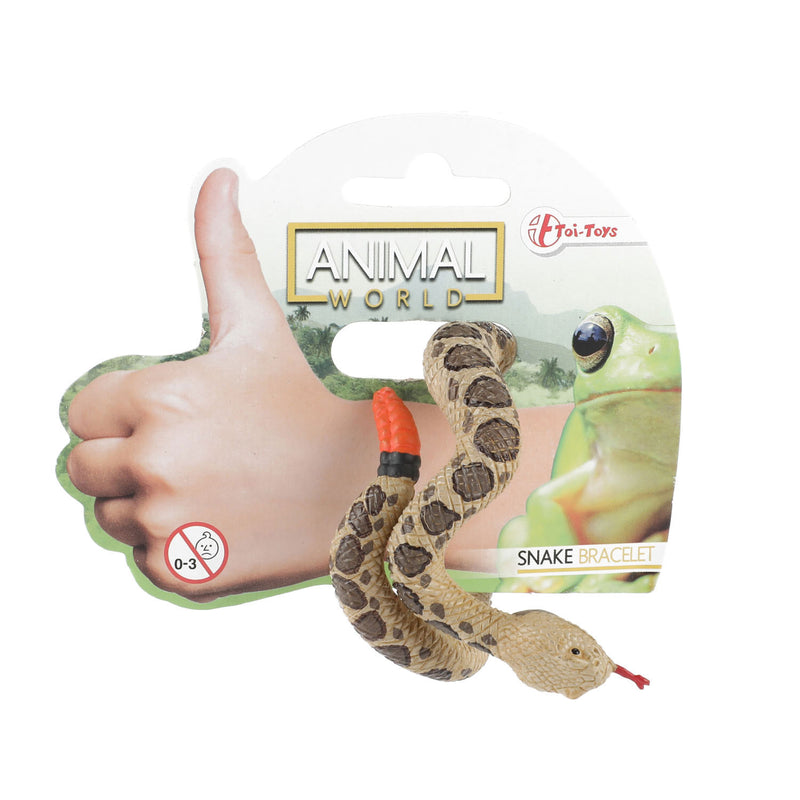 Afbeelding laden in galerijviewer, Toi-toys toi toys animal world levensechte slang armband
