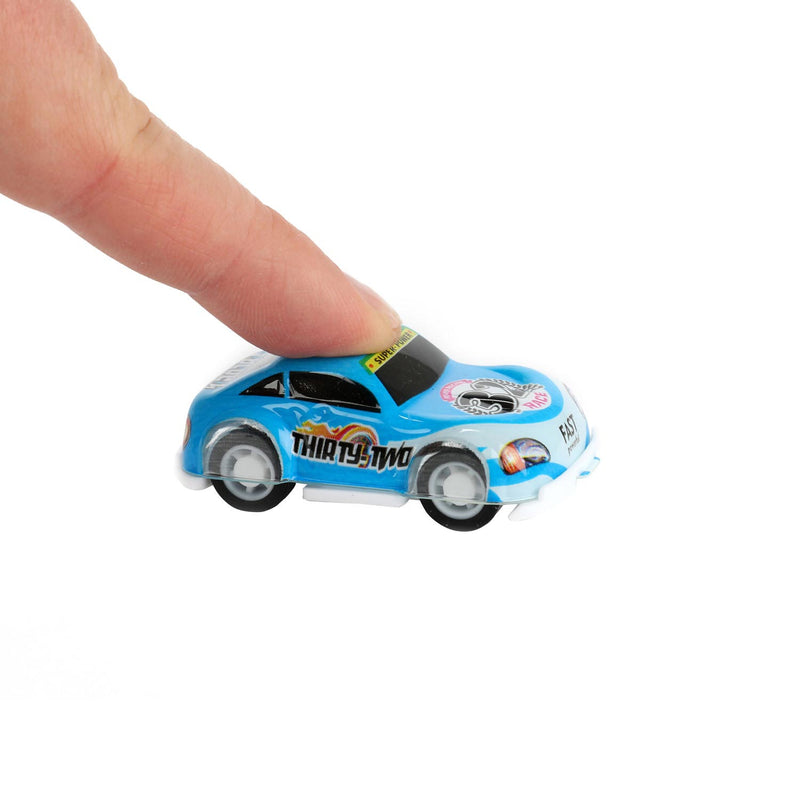 Chargez l'image dans la visionneuse de la galerie, Toi-toys turbo racers pull back raceauto's, 12st.