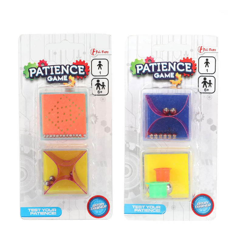 Afbeelding laden in galerijviewer, Toi-toys geduldspel fidget kubus, 2st.