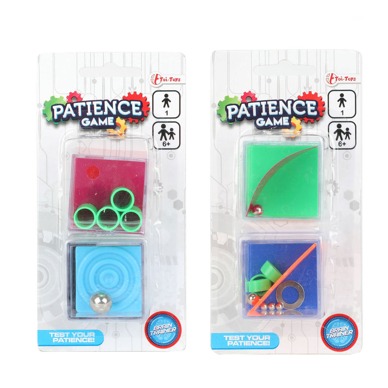 Afbeelding laden in galerijviewer, Toi-toys geduldspel fidget kubus, 2st.