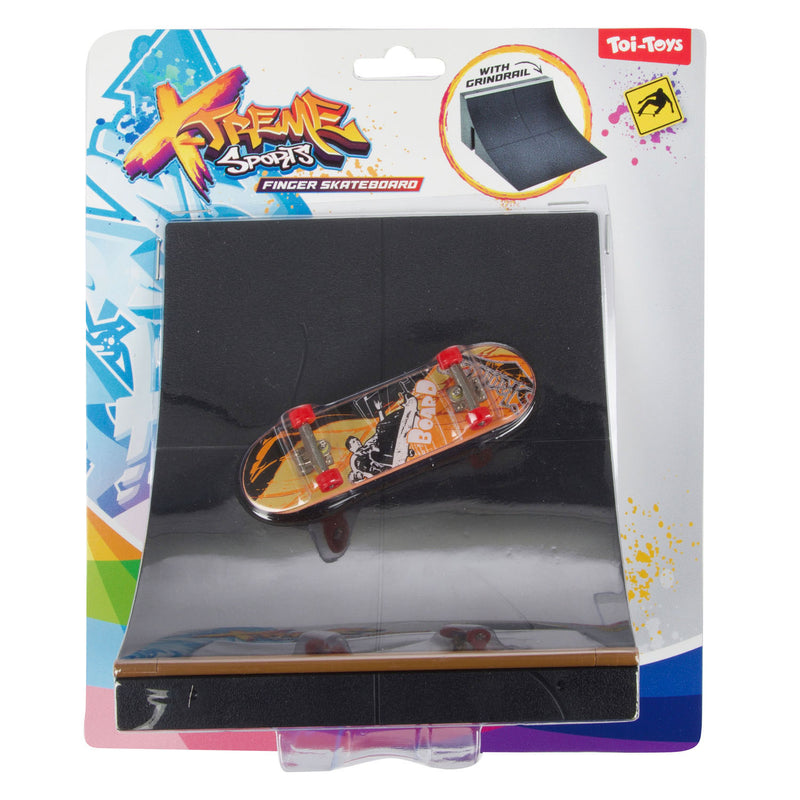 Load image into Gallery viewer, Toi-toys vingerskateboard met schans
