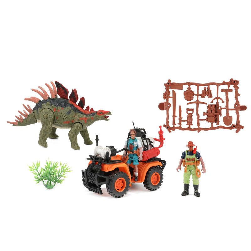 Load image into Gallery viewer, World of Dinosaurs Speelset Quad met Dino