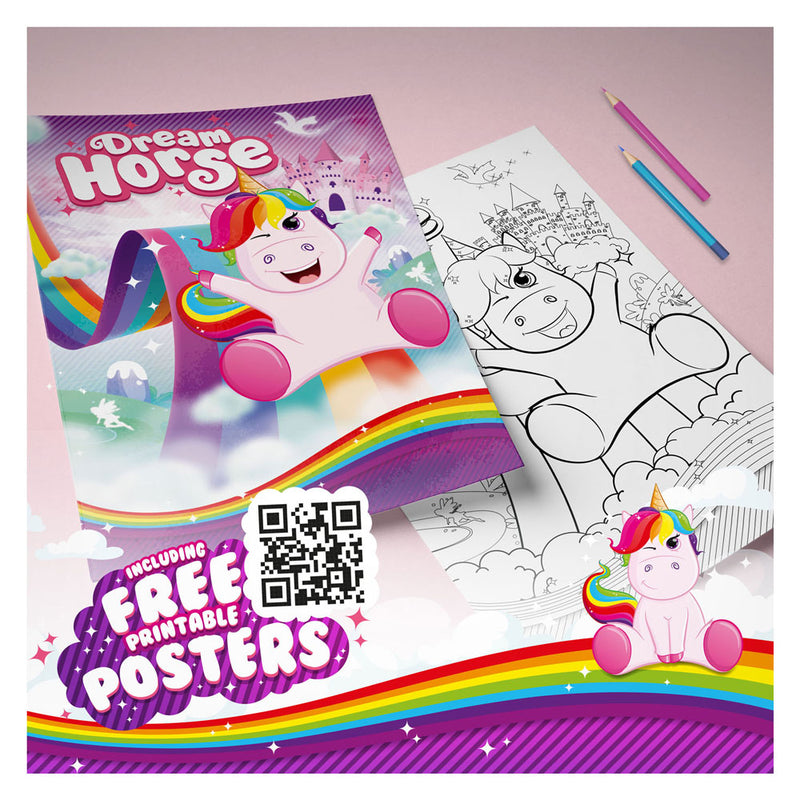 Load image into Gallery viewer, Toi-toys glow in the dark stickers eenhoorn