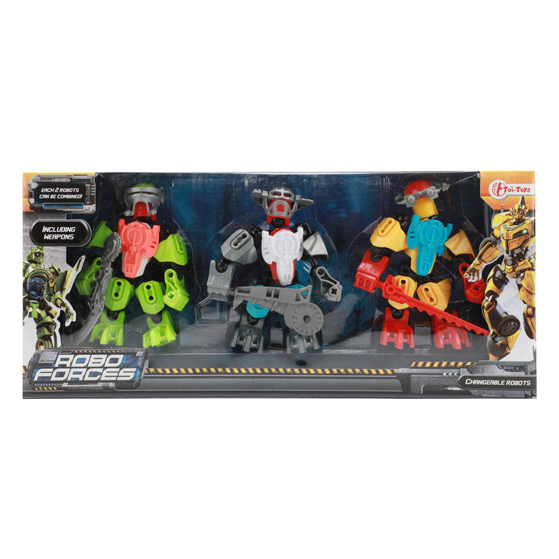 Load image into Gallery viewer, Roboforces Constructierobots Warrior, 3st.